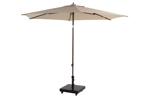  4 Seasons Azzurro Parasol 3m ø Wenge Frame - Beach
